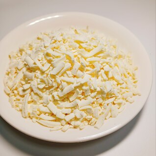 簡単️♡ピザ用チーズをパラパラに冷凍する方法️